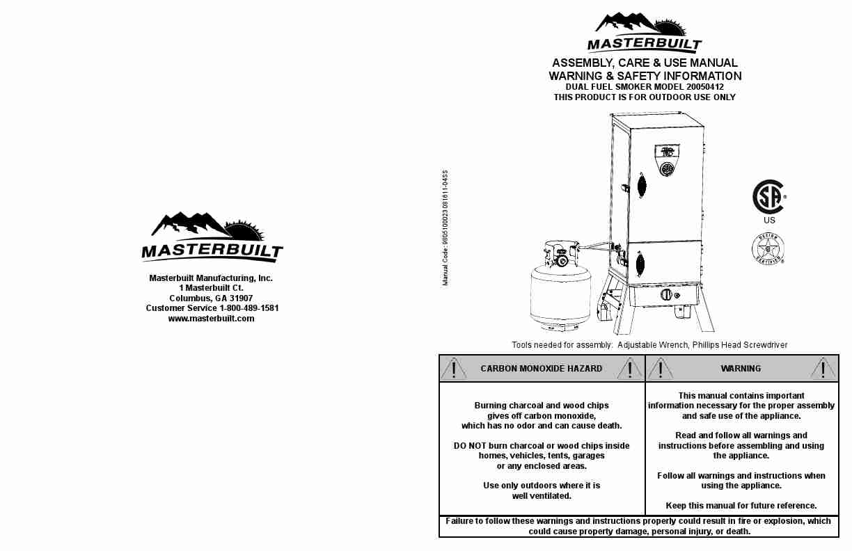 Master Chef Vertical 2 Door Propane Smoker Manual-page_pdf
